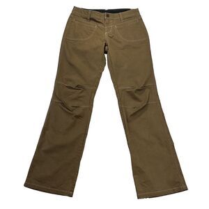 Kuhl Womens Pants 8 Brown 32x32 Outdoor Hiking Pleated Knee Stretch RN 108846